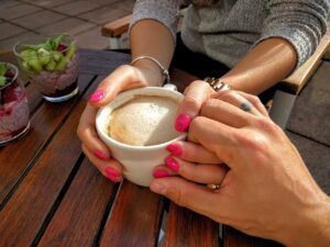 coffee, a cup of, potty